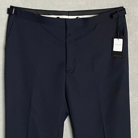 Alton Lane Men's 36x33 Tailored Fit Tuxedo Pants Solid Dark Blue NEW - Picture 3 of 10